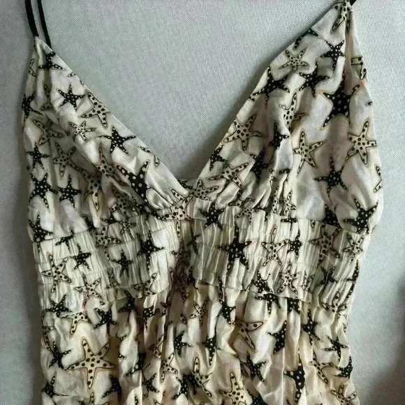 NWT Dress To Maxi Midi Star Tan Brown Dress Tamanhos Size P (US 4) - Picture 5 of 7